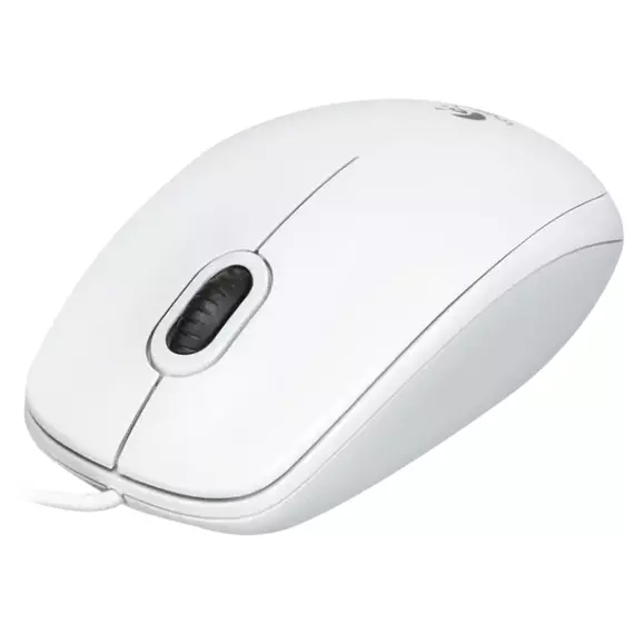 Mouse Logitech B100, Alb, 5 image