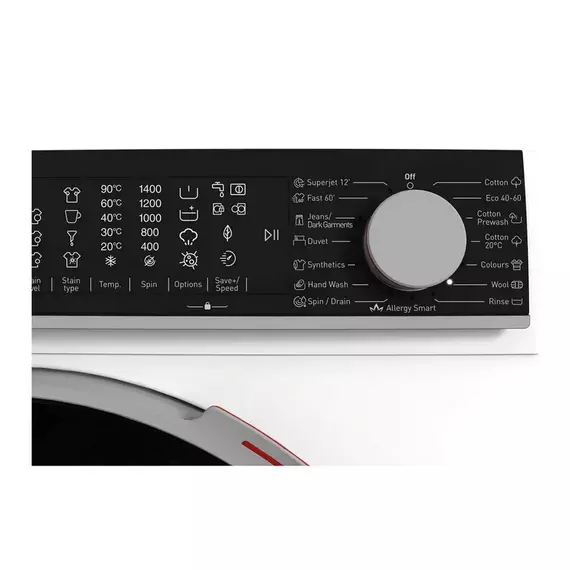 Mașină de spălat Sharp ES-NFL214CWDA-EE, 12kg, Alb, 5 image