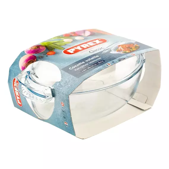 Tava de copt Pyrex 460A000, Transparent, 4 image