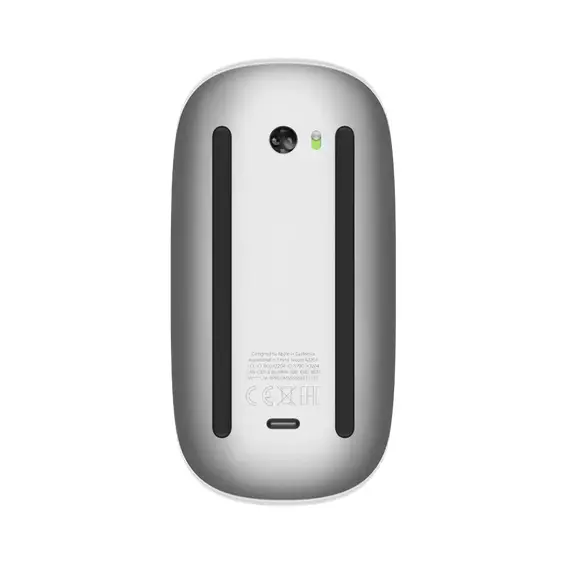 Mouse Wireless Apple Magic Mouse 2 A3204 USB-C, Multi-Touch Surface, Alb, 3 image