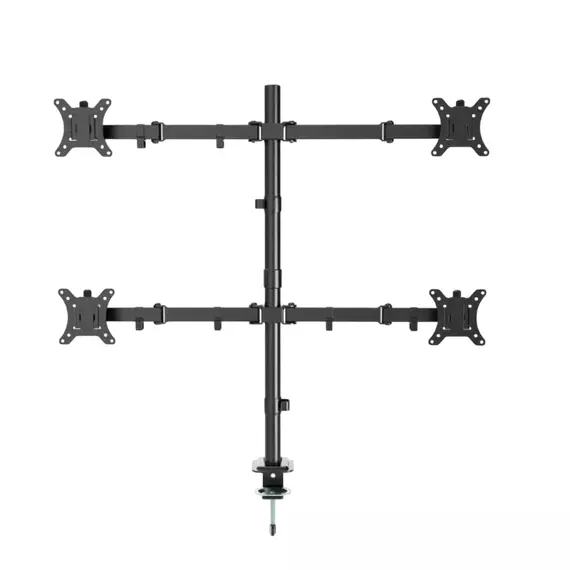 Suport birou pentru monitoare Gembird MA-D4-01, Negru, 4 image
