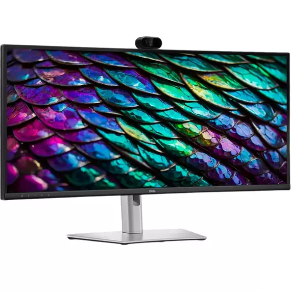 34" Monitor Gaming DELL P3426WEB, IPS 3440x1440 WQHD, Argintiu, 6 image