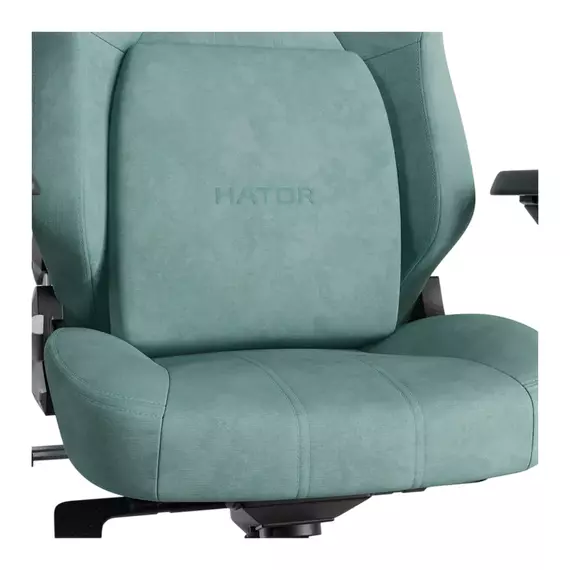 Scaun Gaming HATOR Arc 3 L, Velur, Turcoaz, 4 image