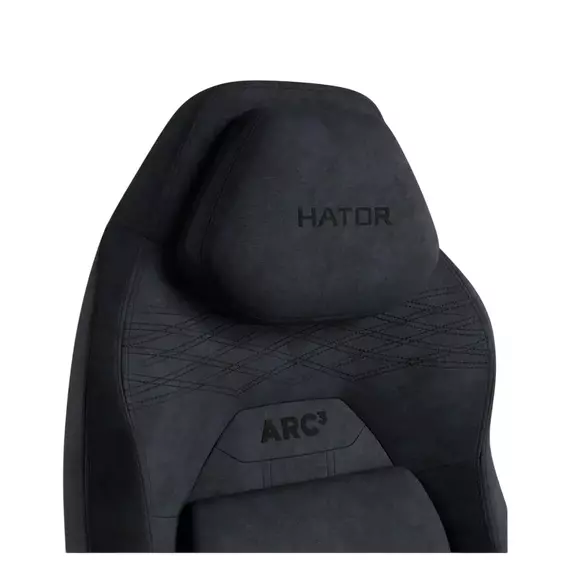 Scaun Gaming HATOR Arc 3 S, Velur, Negru, 5 image