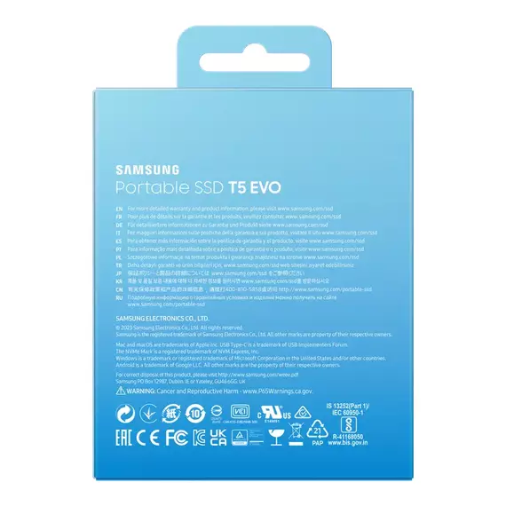 SSD portabil extern Samsung T5 EVO, 2 TB, Negru (MU-PH2T0S/EU), 7 image