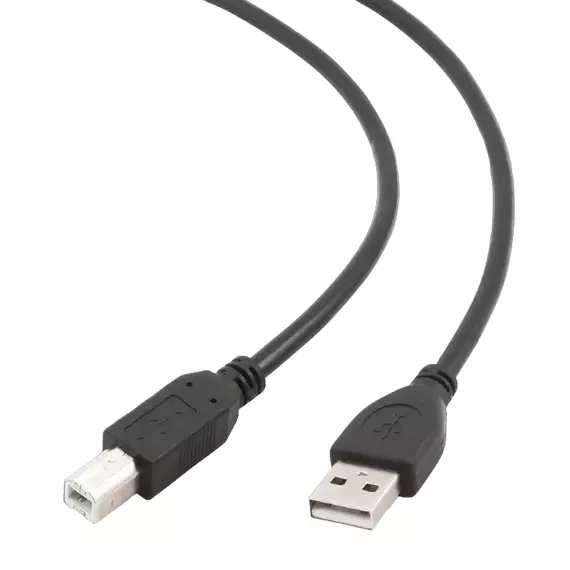 Cablu de comunicație Cablexpert CCP-USB2-AMBM-10, USB Type-A/USB Type-B, 3m, Negru, 3 image