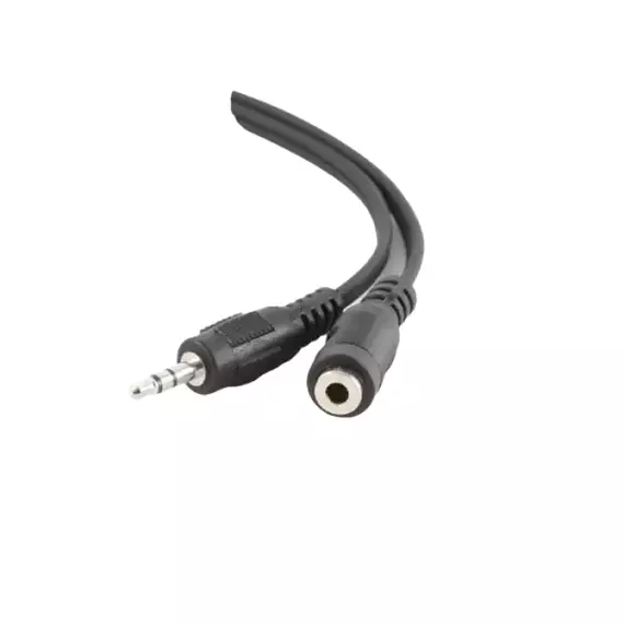 Cablu audio Cablexpert CCA-423-2M, 3.5mm 3-pin (F) - 3.5mm 3-pin (M), 2m, Negru, 3 image