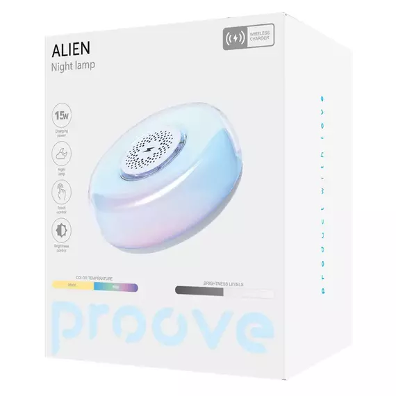 Lampă de noapte Proove Alien, Alb, 5 image