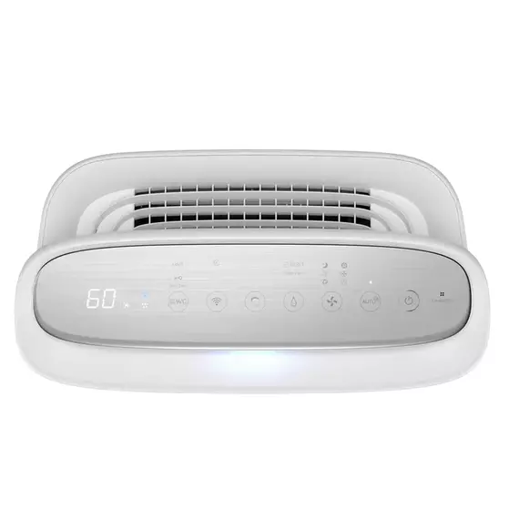 Umidificator și purificator de aer Sharp UA-KIN52E-W, Alb, 3 image