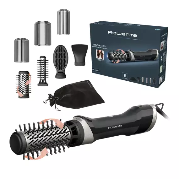 Uscător de păr-perie Rowenta UB9540F0, 1000W, Negru, 4 image
