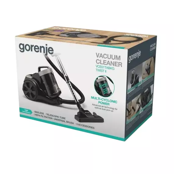 Aspirator Gorenje VCE01TABKG, Negru, 6 image