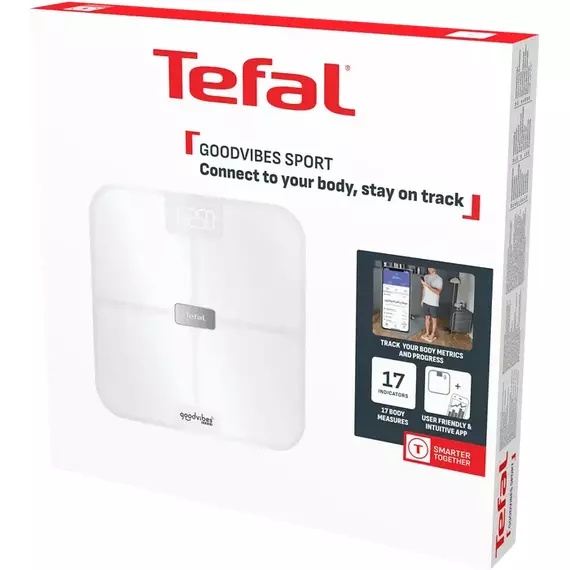 Cântar de podea Tefal BM9740F0, Alb, 5 image