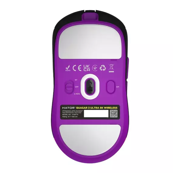 Gaming Mouse HATOR Quasar 3 Ultra 8K, Negru, 3 image