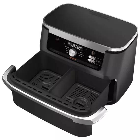 Friteuză cu aer cald Ninja AF500EU, Negru | Argintiu, 5 image