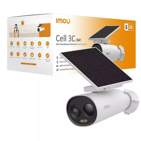 Imou Outdoor Cell 3c AIO 3 MP, White, 4 image