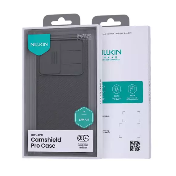 Husă Nillkin Samsung Galaxy A37 CamShield Pro, Negru, 2 image