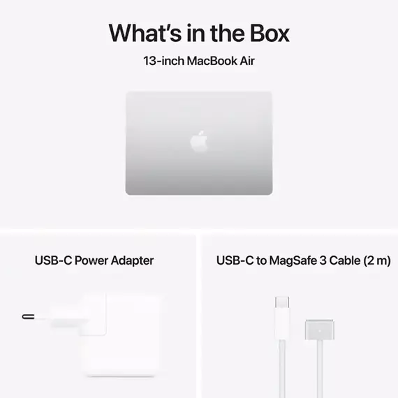 NB Apple MacBook Air 13.6" Z1L0000BR Silver (M5 16Gb 512Gb) 70W charger, 2 image