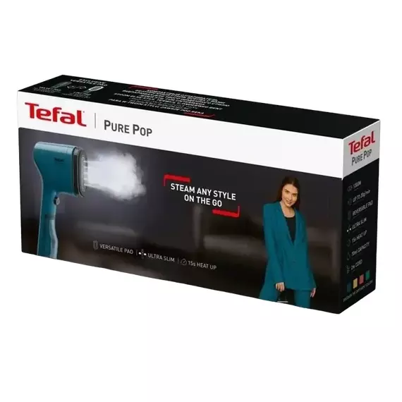 Aparat de călcat vertical cu aburi Tefal DT2020E1, Albastru, 5 image