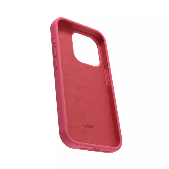 Husă Etteri Silicone Mag pentru Apple iPhone 16 Pro, Raspberry, 4 image