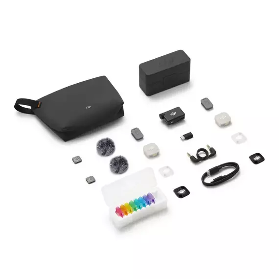 DJI Mic Mini 2S (2TX + 1RX + Charging Case), Black, 4 image