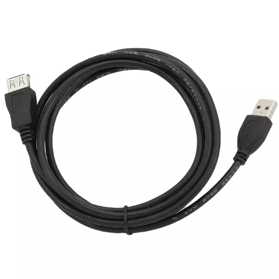 Cablu prelungitor Cablexpert CCP-USB2-AMAF-6, USB Type-A (M)/USB Type-A (F), 1,8m, Negru, 3 image