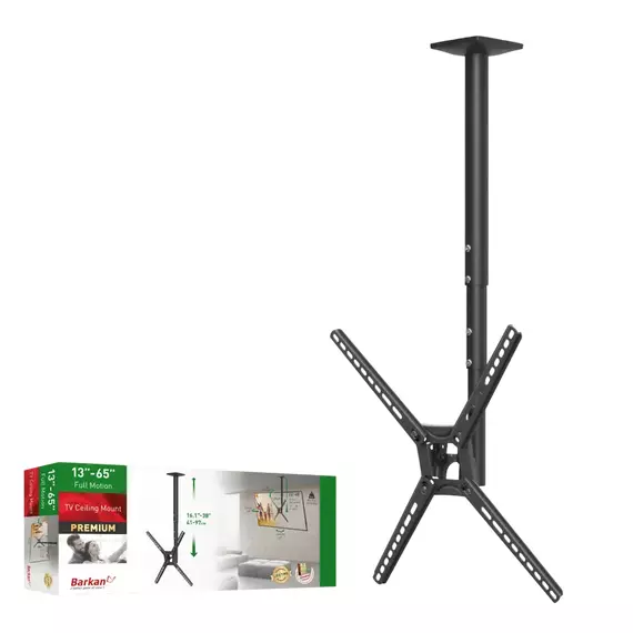 Suport pentru tavan BARKAN 3500B, Negru, 3 image