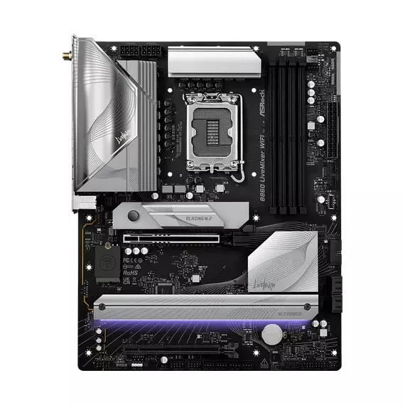 Placă de bază ASRock B860 LiveMixer WiFi, LGA1851, Intel B860, ATX, 6 image