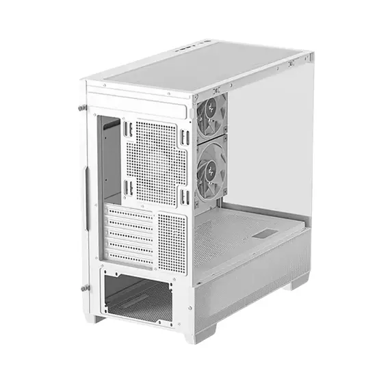 Carcasă PC Deepcool CG380 3F WH, Mini-Tower, Fără PSU, Alb, 6 image