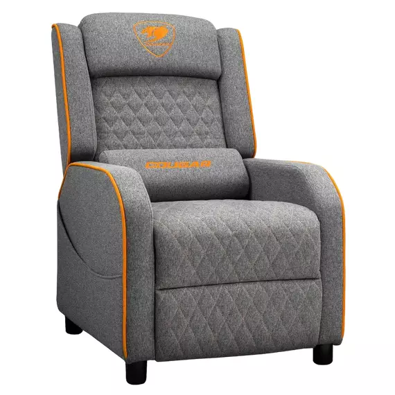 Scaun Gaming Cougar Ranger One Gray, Textil, Gri | Portocaliu, 5 image
