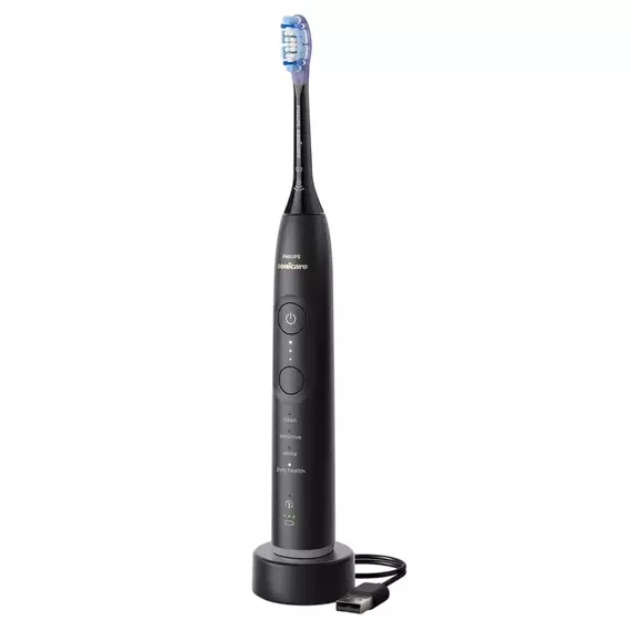 Periuța de dinți electrică sonică Philips HX7421/01, Negru, 4 image