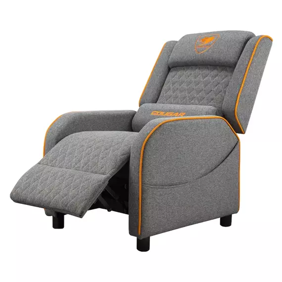 Scaun Gaming Cougar Ranger One Gray, Textil, Gri | Portocaliu, 4 image