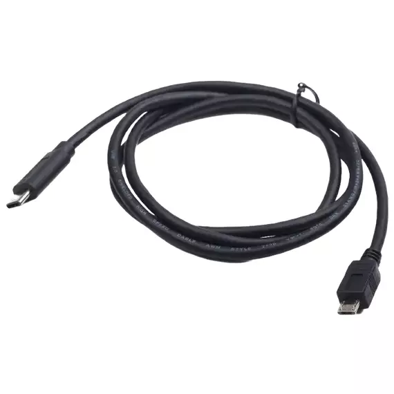 Cablu încărcare și sincronizare Cablexpert CCP-USB2-mBMCM-6, USB Type-C/micro-USB, 1,8m, Negru, 2 image