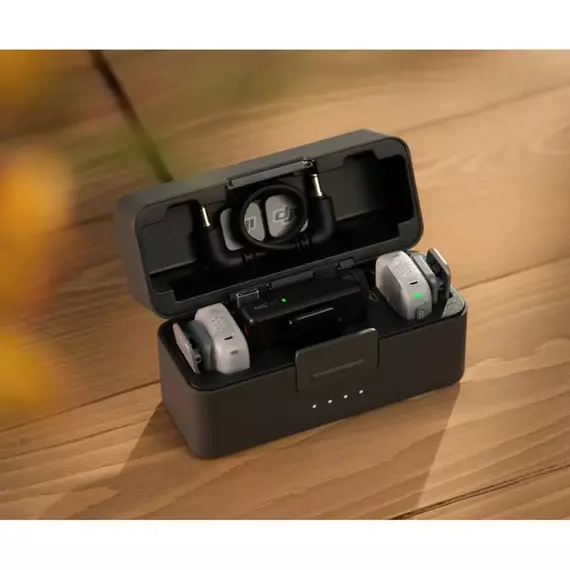 DJI Mic Mini 2 Charging Case for 2TX + 1RX, Black, 7 image