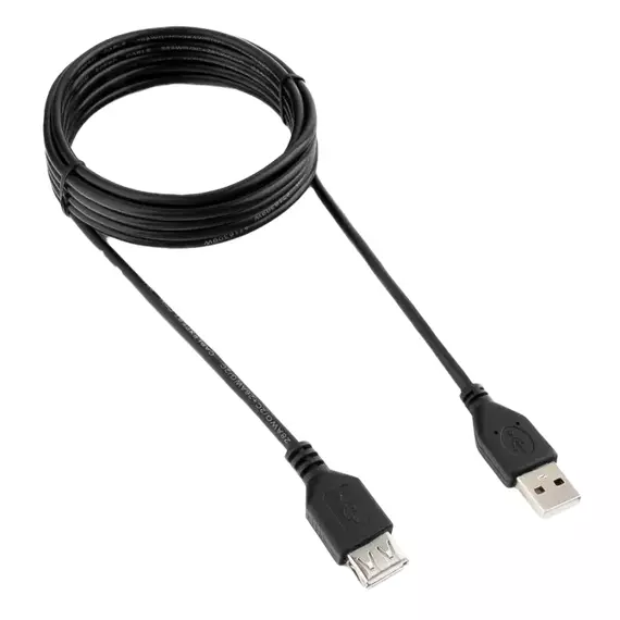 Cablu prelungitor Cablexpert CCP-USB2-AMAF-10, USB Type-A (M)/USB Type-A (F), 3m, Negru, 3 image