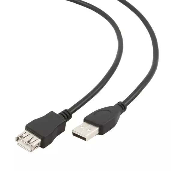 Cablu prelungitor Cablexpert CCP-USB2-AMAF-10, USB Type-A (M)/USB Type-A (F), 3m, Negru, 2 image