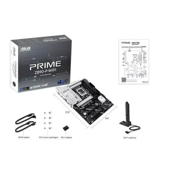 Placă de bază ASUS PRIME Z890-P WIFI, LGA1851, Intel Z890, ATX, 5 image
