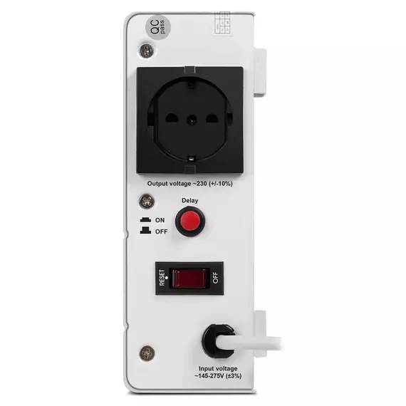 Stabilizator de Tensiune SVEN SLIM AVR-500 LCD, 500VA, 6 image