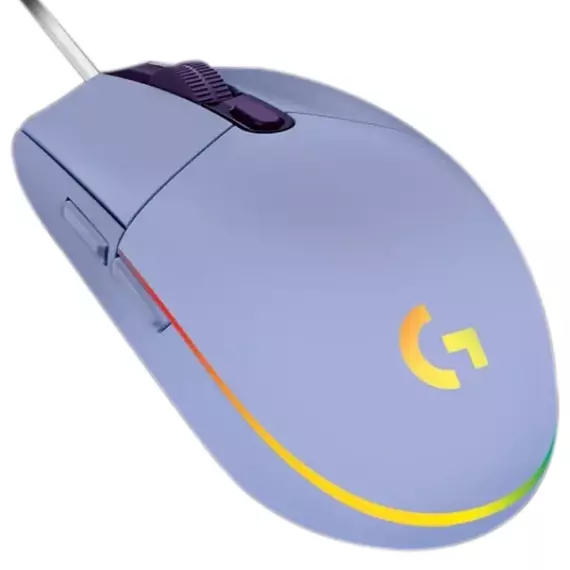 Gaming Mouse Logitech G102, Liliac, 4 image