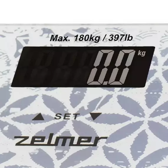 Cântar de podea Zelmer ZBS1012, Alb, 5 image