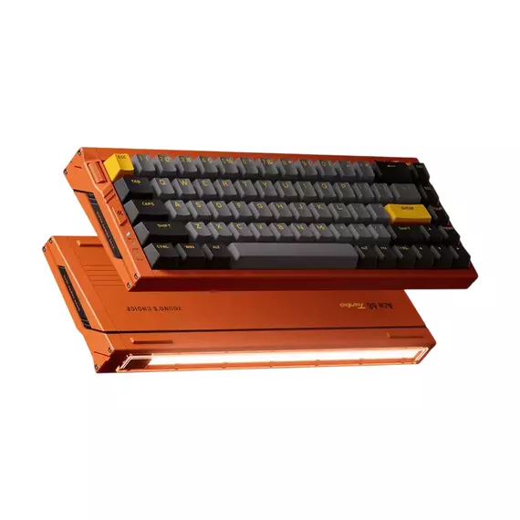 Tastatură MCHOSE Ace 68 Turbo, Cu fir, Galaxy Orange, 3 image