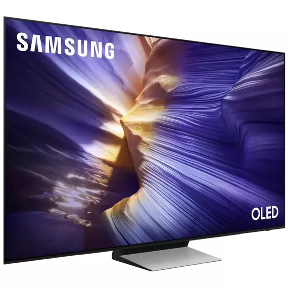 77" OLED SMART TV Samsung QE77S90FAEXUA, 3840x2160 4K UHD, Tizen, Negru, 5 image