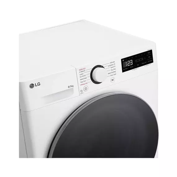 Mașină de spălat cu uscător LG F2DR509S1W, 9kg, Alb, 7 image