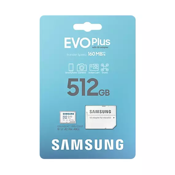 Card de Memorie Samsung EVO Plus MicroSDXC, 512GB (MB-MC512SA/KR), 5 image
