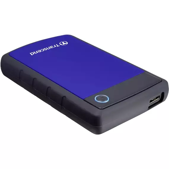HDD portabil extern Transcend StoreJet 25H3B, 1 TB, Gri/Albastru (TS1TSJ25H3B), 4 image