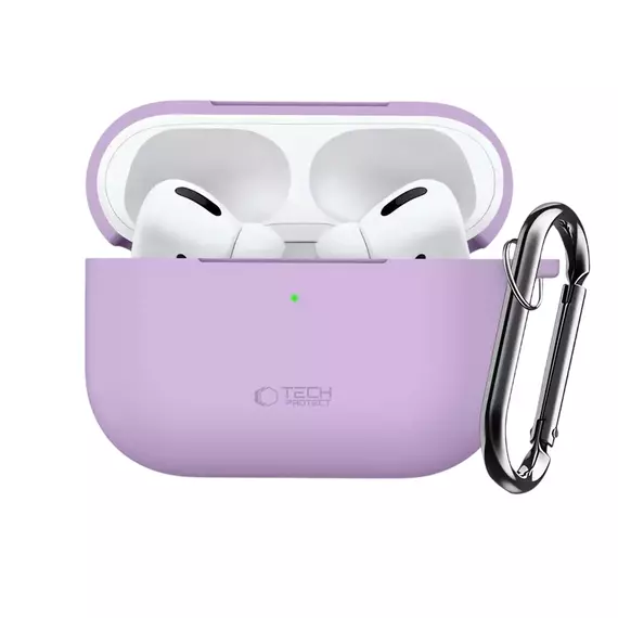 Husă pentru Airpods Tech Protect Hook Apple Airpods Pro 3, Lavandă, 2 image