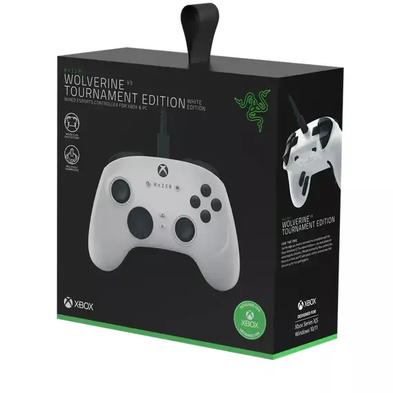 Controller Wired Xbox Razer Wolverine V3 TE White, 7 image