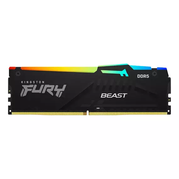 Memorie RAM Kingston FURY Beast RGB, DDR5 SDRAM, 6000 MHz, 16GB, KF560C36BBEAK2-16, 2 image