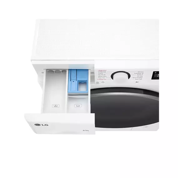 Mașină de spălat cu uscător LG F2DR509S1W, 9kg, Alb, 4 image