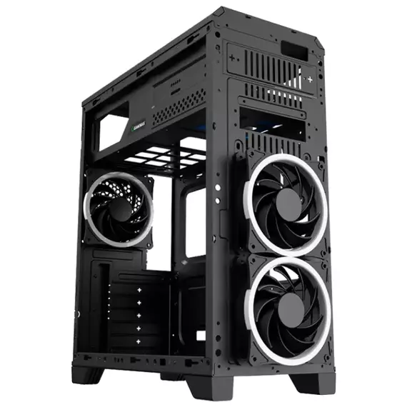 Carcasă PC Gamemax G563, Midi-Tower, Fără PSU, Negru, 7 image