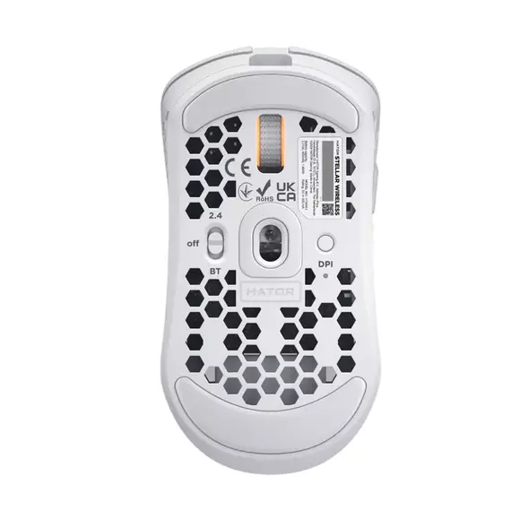 Mouse Wireless HATOR Stellar, Alb, 6 image
